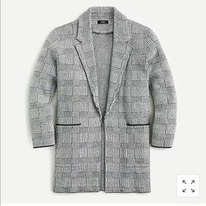 J Crew Sophie open-front Sweater Blazer